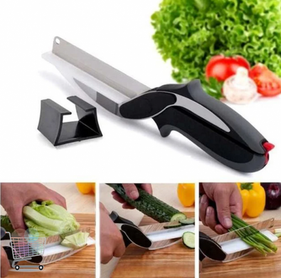 Кухонный нож - ножницы Clever Cutter JN-59 TV One для быстрой нарезки и шинковки