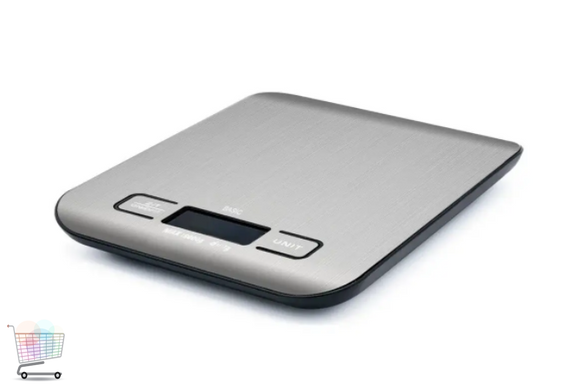 Электронные кухонные весы с LCD-дисплеем и металлической платформой Kitchen scale, 5000 г