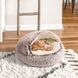 Лежанка для маленьких улюбленців з плюшевим покриттям Pet Sleeping Bag 5662 ∙ Затишна лежанка Pet Sleeping Bag 5662 для котів