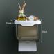 Настенный подвесной держатель – бокс для туалетной бумаги Tissue Box с полочкой для ванной комнаты