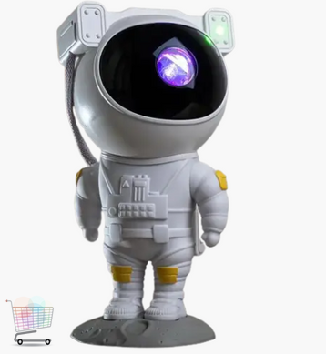 Лазерний проектор - планетарій Космонавт на Місяці ∙ Нічник із проекцією космосу, планет та зоряного неба