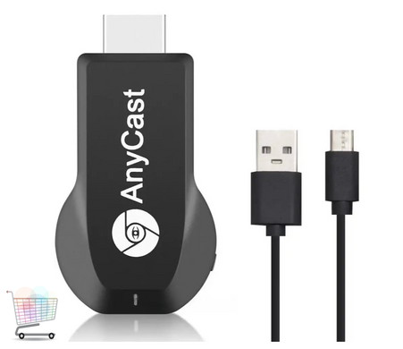 Беспроводной Wi-Fi приемник AnyCast M9 трансляция с телефона на телевизор ∙ Беспроводной HDMI WiFi адаптер для TV AnyCast M9
