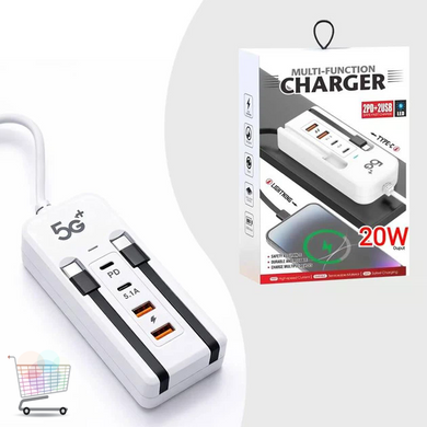 Блок живлення 26X-200 66W на 2 USB &bull; Мережевий зарядний адаптер 26X-200 для швидкого заряджання двох смартфонів і мобільних пристроїв