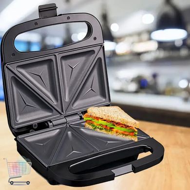 Сэндвичница Hoffmans HM-3003 &bull; Устройство для горячих сэндвичей с антипригарным покрытием