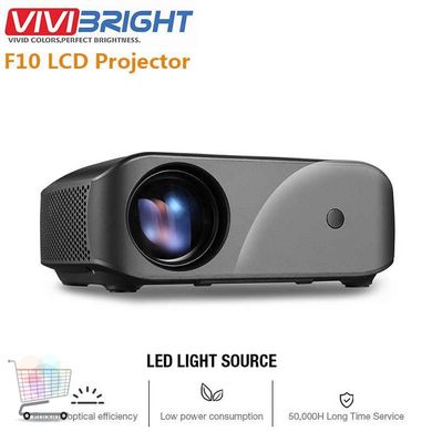 LCD Проектор Vivibright F10 2800 люмен, Домашний кинотеатр, WiFi 1080P| Мультимедийный проетор