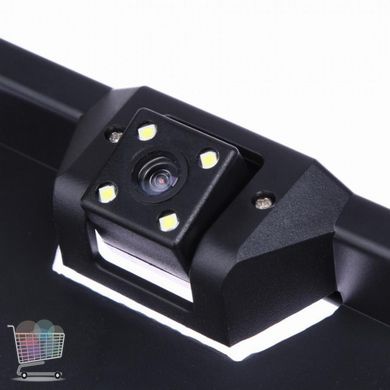Камера заднего вида в автомобильной рамке номера с подсветкой 4LED