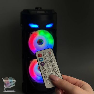 Портативна колонка караоке Sing-e ZQS4239 з мікрофоном і світломузикою &bull; Bluetooth акустика для музики, відпочинку та вечірок