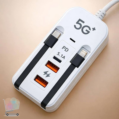 Блок живлення 26X-200 66W на 2 USB &bull; Мережевий зарядний адаптер 26X-200 для швидкого заряджання двох смартфонів і мобільних пристроїв