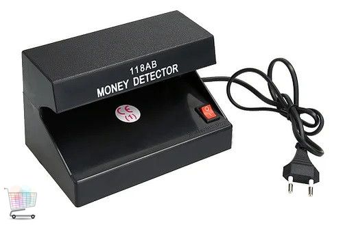 Автоматический детектор валют 118AB с уф лампой для проверки денег от сети