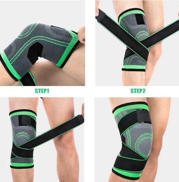 Бандаж коленного сустава KNEE SUPPORT ∙ Наколенник эластичный ∙ Ортез ∙ .