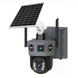 Камера видеонаблюдения TP18 4G черная &bull; Автономная поворотная IP-камера 360&deg; Solar PTZ 6 Мп с SIM-картой, ночным режимом и V380 Pro