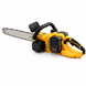 Беспроводная электропила Electric Saw DT-1291 16" с 2 АКБ жёлтая &bull; Аккумуляторная цепная пила Electric Saw DT-1291 для сада, дачи и распила древесины жёлтая