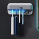 УФ стерилизатор - держатель зубных щёток Toothbrush disinfection rack с ультрафиолетом