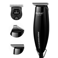 Машинка для стрижки и окантовки волос, бороды Kemei KM-701 проводная с насадками
