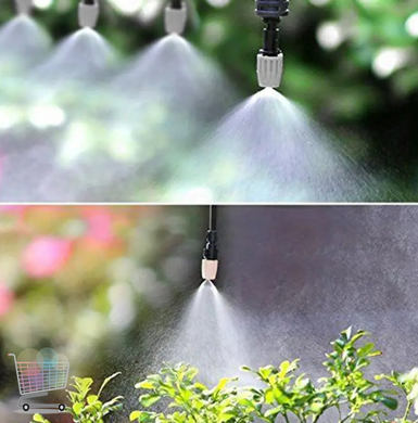 Комплект для капельного полива и орошения Aqualin, 15 м · Автоматический туманообразователь дождеватель сада, огорода, беседки