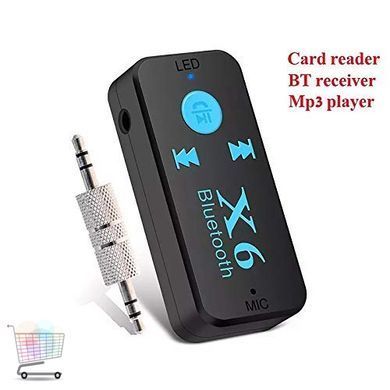 Аудіо ресивер Bluetooth BT-X6 для авто та дому комфортне підключення аудіо ∙ Bluetooth-ресивер BT-X6 свобода бездротового звуку