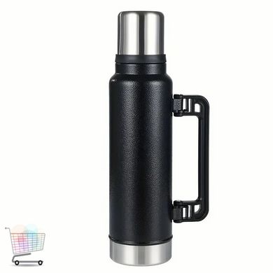 Термос з чашкою з нержавіючої сталі Vacuum flask 970, 1400 мл · Кружка-термос туристичний