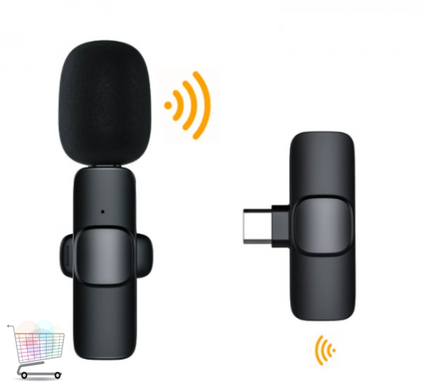 Беспроводной микрофон – петличка К8 для iPhone Type-C · Петличный микрофон для блогеров
