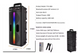 Акумуляторна Bluetooth-колонка TTD-2806 з RGB-підсвічуванням ∙ Портативна акумуляторна колонка TTD-2806 для караоке