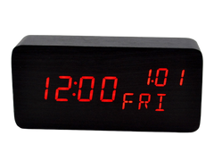Настольные часы с красной подсветкой VST-862W-1 CG10 PR3