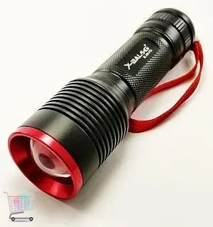 Ручний ліхтар Police Zoom BL-868 &bull; Тактичний ліхтар P50 з регульованим фокусом 3 режимами роботи та USB-зарядкою для активного відпочинку