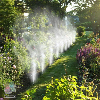 Комплект для капельного полива и орошения Aqualin, 10 м · Автоматический туманообразователь дождеватель сада, огорода, беседки