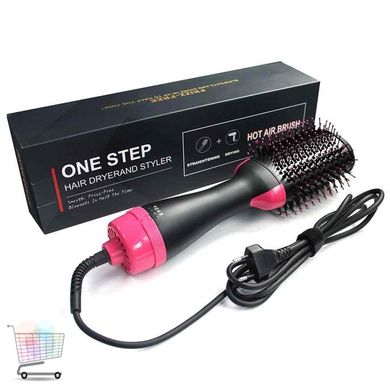 Вращающийся стайлер для укладки волос One Step Hair Dryer and Styler / Фен - щетка для волос 3 в 1