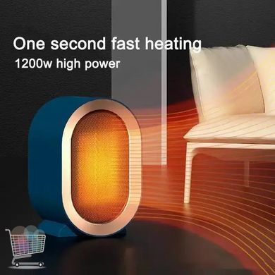 Портативний міні обігрівач AIR HEATER 1200W &middot; Настільний тепловентилятор - дуйка з керамічним нагрівальним елементом / А 906-219