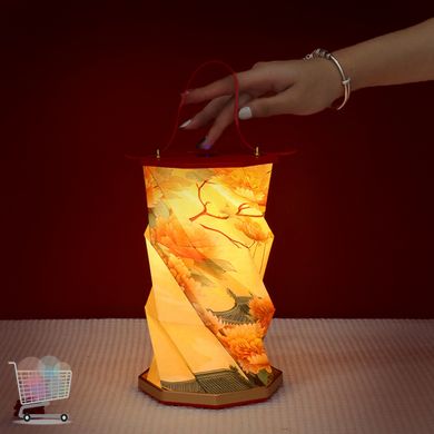 Портативний бездротовий світильник – нічник Rotating lamp із сенсорним керуванням та обертанням 360 · USB зарядка