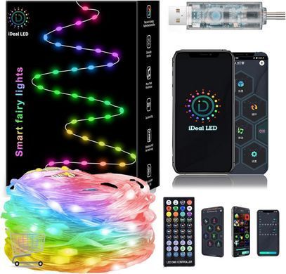 LED-гирлянда SFK-04 Капля росы с управлением через APP и пульт ∙ Интерактивная LED-гирлянда SFK-04 с пультом и APP-контролем