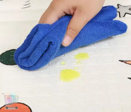 Термоковрик для детей Folding baby mat / Детский развивающий игровой коврик раскладной 150*180 см (Автобус)