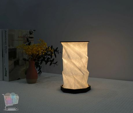 Портативний бездротовий світильник – нічник Rotating lamp із сенсорним керуванням та обертанням 360 · USB зарядка