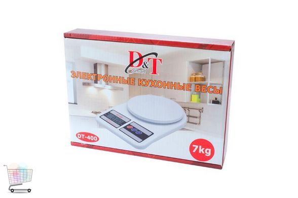 Електронні кухонні ваги DT400 з LCD дисплеєм, зважування до 7 кг