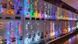 Светодиодная гирлянда 300LED тёплый свет на черном проводе ∙ Уличная разноцветная гирлянда на черном каучуковом проводе