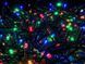 Светодиодная гирлянда 300LED тёплый свет на черном проводе ∙ Уличная разноцветная гирлянда на черном каучуковом проводе