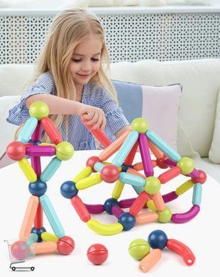 Детский магнитный конструктор Magnetic sticks Hl-2122 ∙ 25 деталей