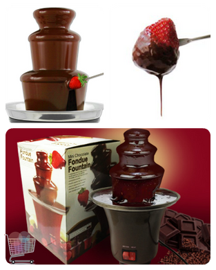 Фонтан-Фондю Шоколадное Наслаждение Mini Chocolate Fondue Fountain