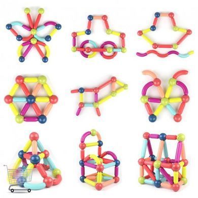 Детский магнитный конструктор Magnetic sticks Hl-2122 ∙ 25 деталей