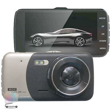Автомобильный видеорегистратор на 2 камеры D503S PR5
