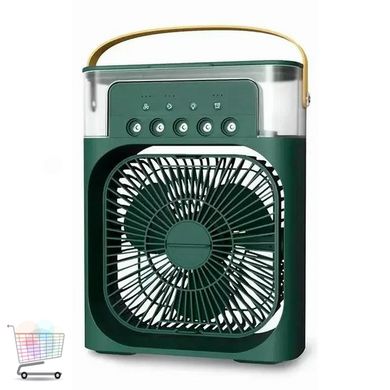 Портативный вентилятор Air Cooler Fan с функцией увлажнителя · Мини кондиционер с отделением для льда · Вентилятор-увлажнитель с подсветкой