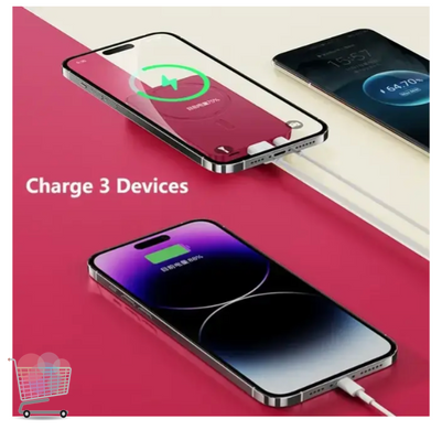 Портативна зарядка Magnetic 90.000mAh 22.5W для смартфонів та гаджетів ∙ Бездротовий павербанк Magnetic Power Bank 90.000mAh для подорожей