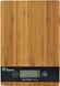Ваги кухонні електронні Domotec MS-A Wood із сенсорним дисплеєм та платформою з дерева, до 5 кг