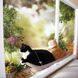 Підвісна лежанка - гамак для котів Window Mounted Cat Bed