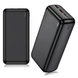 Повербанк Awei J38B 50000mAh черный &bull; Внешний аккумулятор Awei J38B 50000mAh 22.5W с PD/QC, USB-A и Type-C