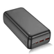 Повербанк Awei J38B 50000mAh черный &bull; Внешний аккумулятор Awei J38B 50000mAh 22.5W с PD/QC, USB-A и Type-C