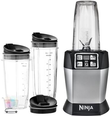 Умный блендер Nutri Ninja Auto iQ для приготовления смузи, соков и коктейлей, 1000 Вт