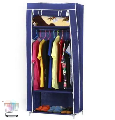Складной тканевой шкаф на 1 секцию Storage Wardrobe 8964 Органайзер &ndash; гардероб для вещей и обуви, 150х75х45 см