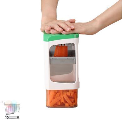 Многофункциональная овощерезка - измельчитель 7 в 1 Genius Nicer Dicer Мультислайсер с контейнером и насадками 7 в 1