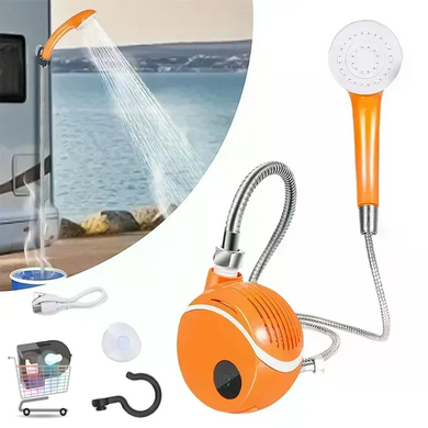 Портативний акумуляторний душ Portable Outdoor Shower 2000 мАг &bull; Переносний душ з насосом для кемпінгу, дачі, походу та автомобіля