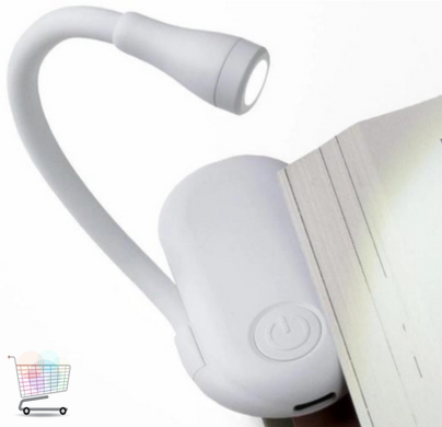 Міні лампа на прищіпці для читання книг &middot; USB бездротовий світильник з 3 режимами свічення